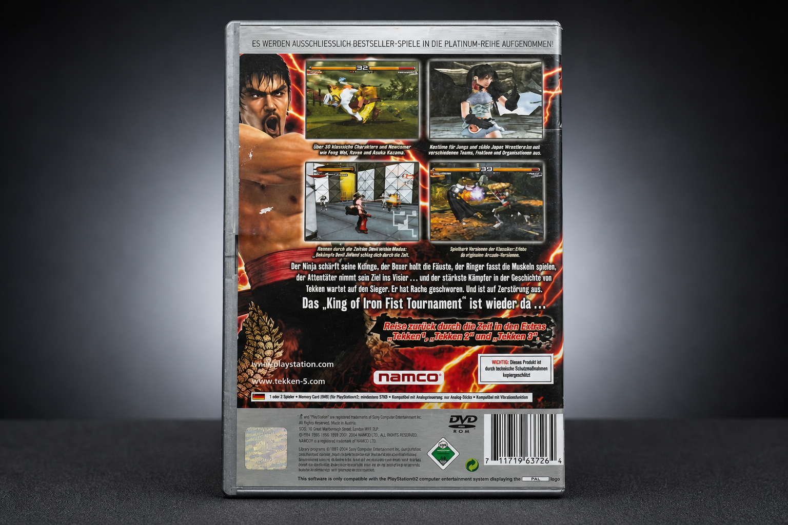 Tekken 5 – Platinum – PlayStation 2