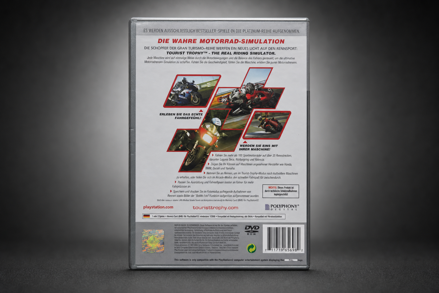 Tourist Trophy: The Real Riding Simulator – Platinum Edition – PlayStation 2
