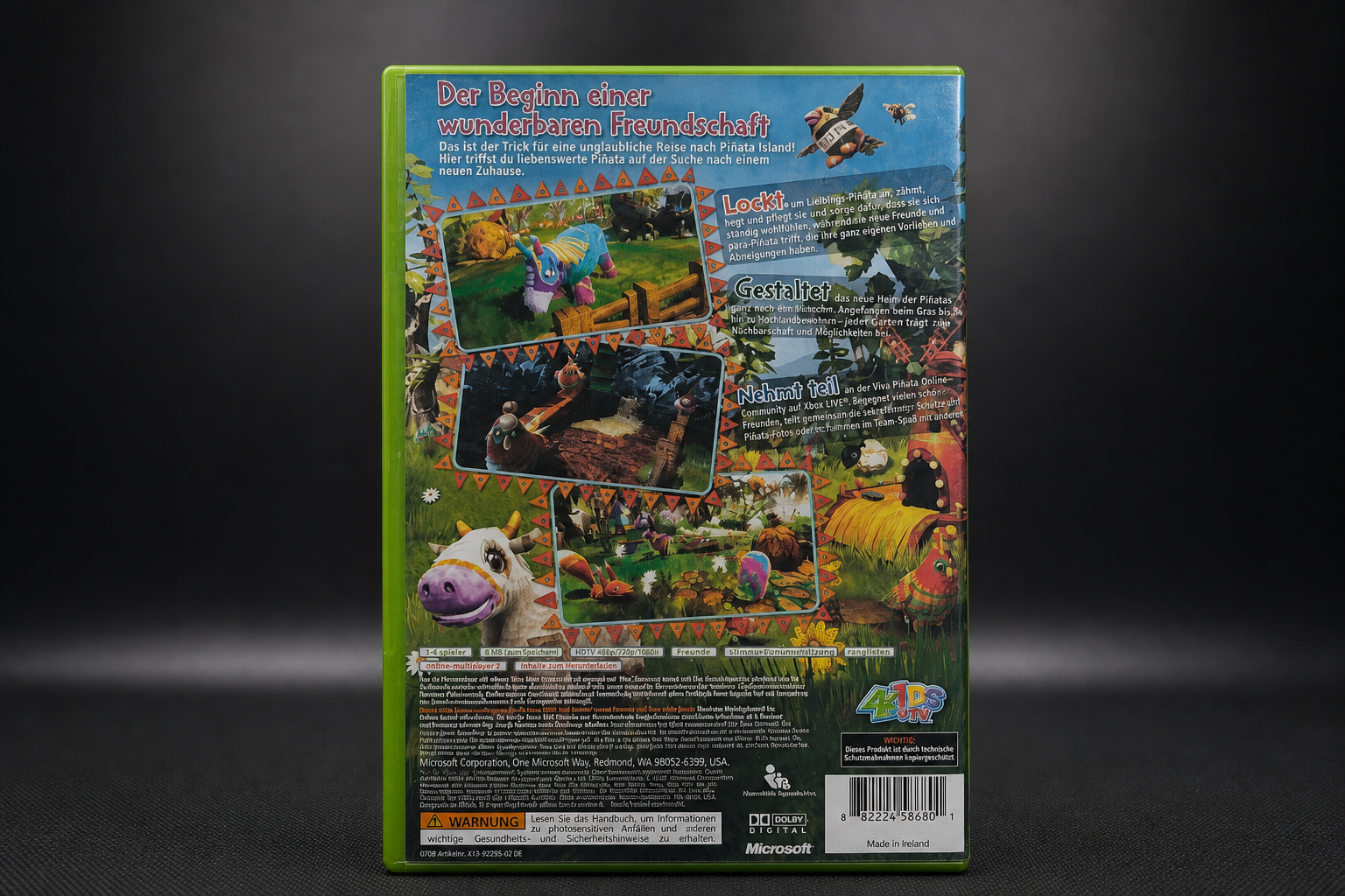 Viva Piñata Xbox 360 Classics – Rückseite