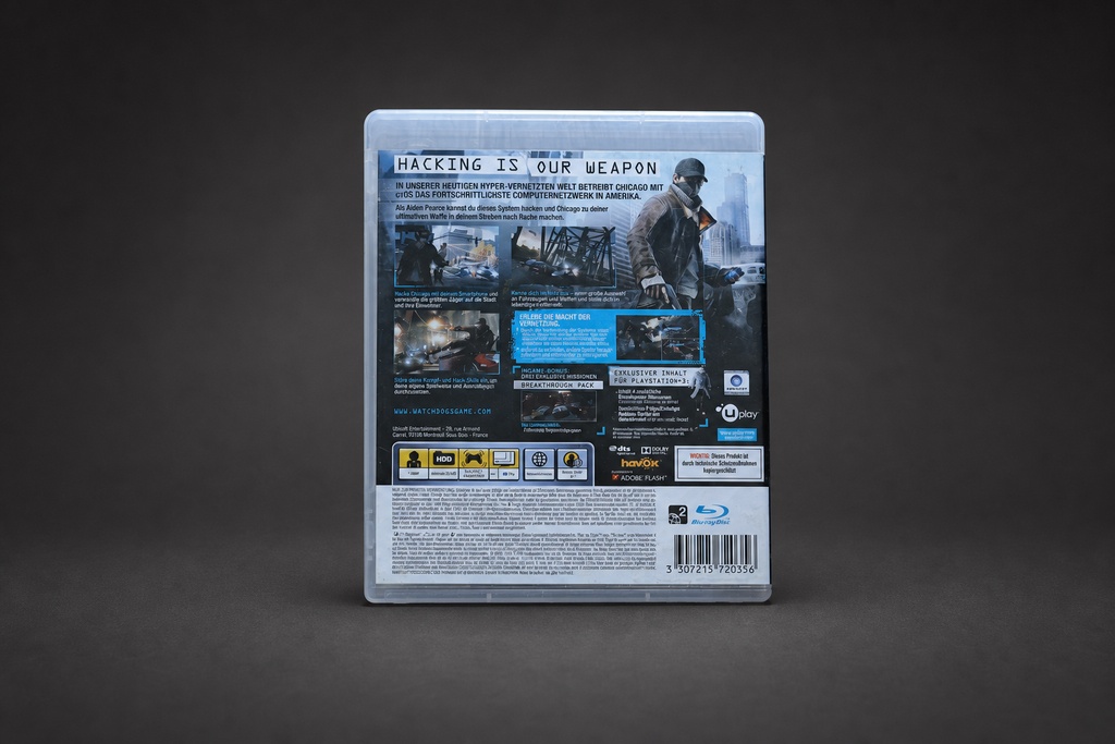 Watch Dogs – Special Edition – Breakthrough Pack – PlayStation 3