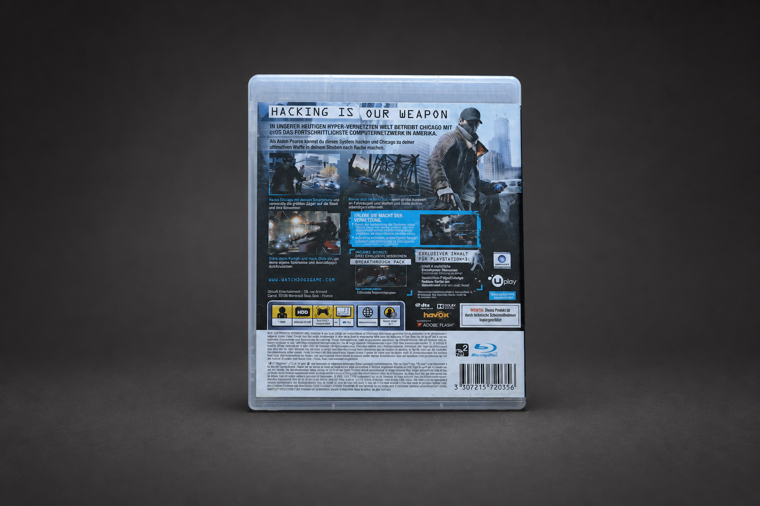 Watch Dogs – Special Edition – Breakthrough Pack – PlayStation 3