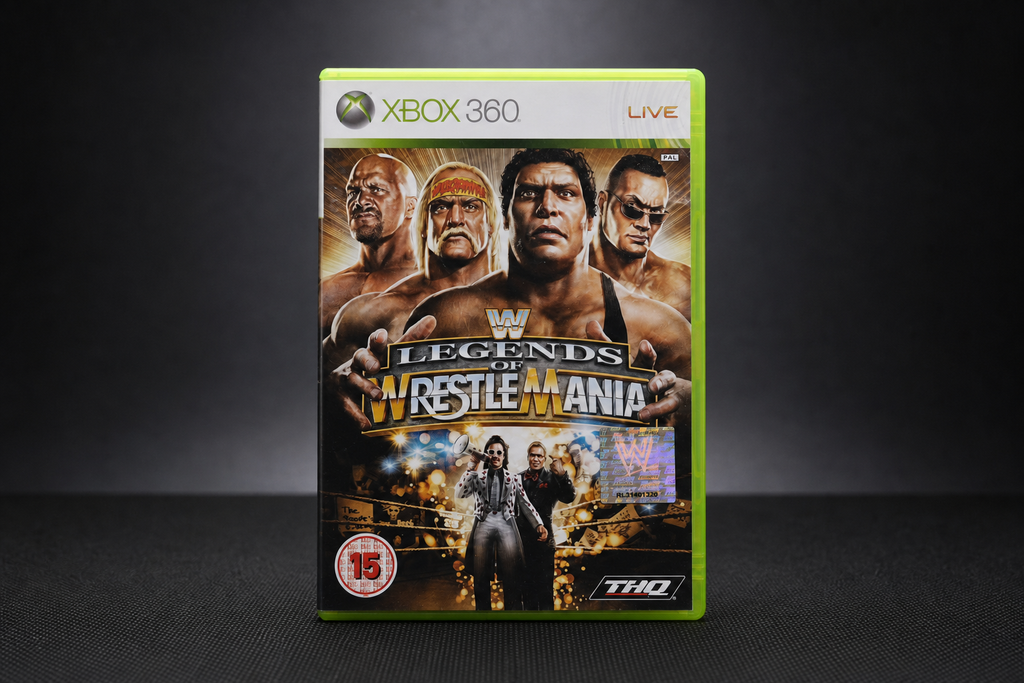 WWE Legends of WrestleMania Xbox 360 – Front