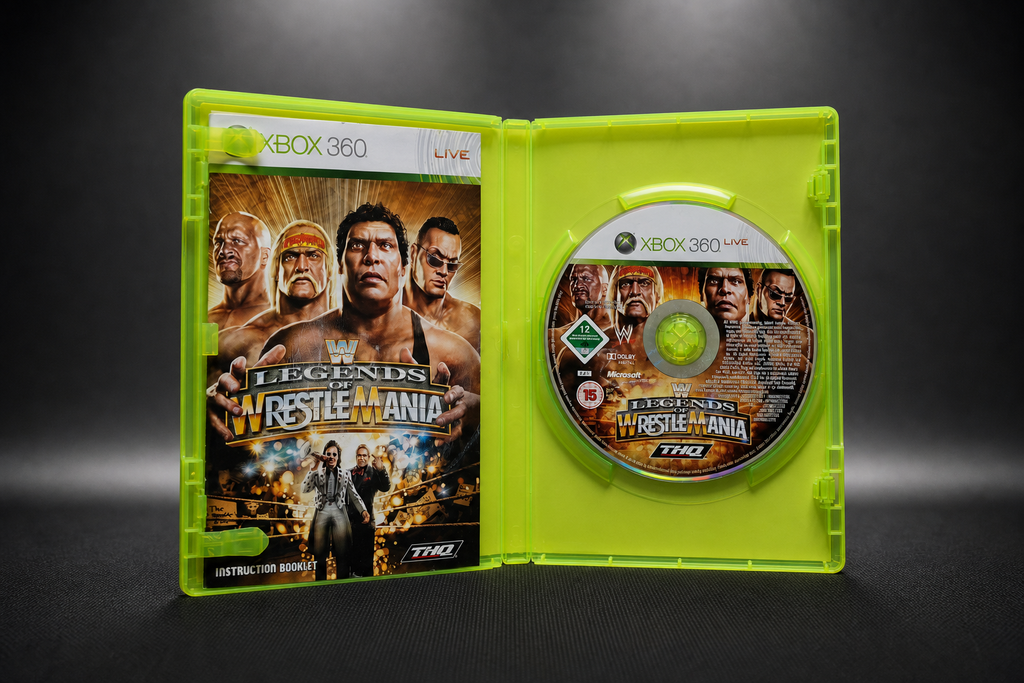 WWE Legends of WrestleMania Xbox 360 – Offen mit CD