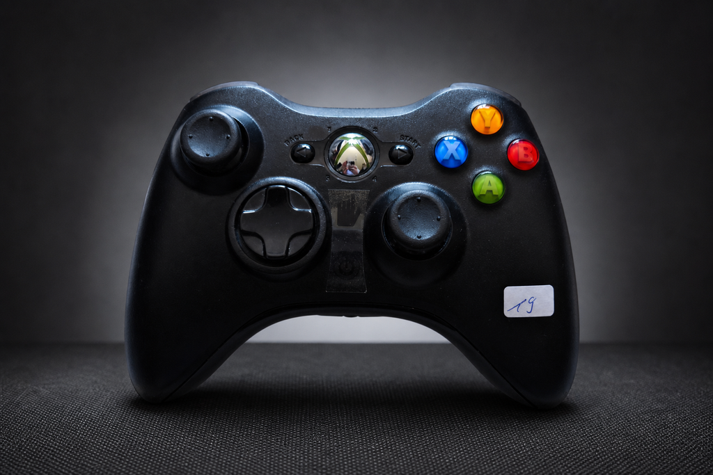 Xbox 360 Wireless Controller – Schwarz sehr Gut (Gebraucht) Nr.19
