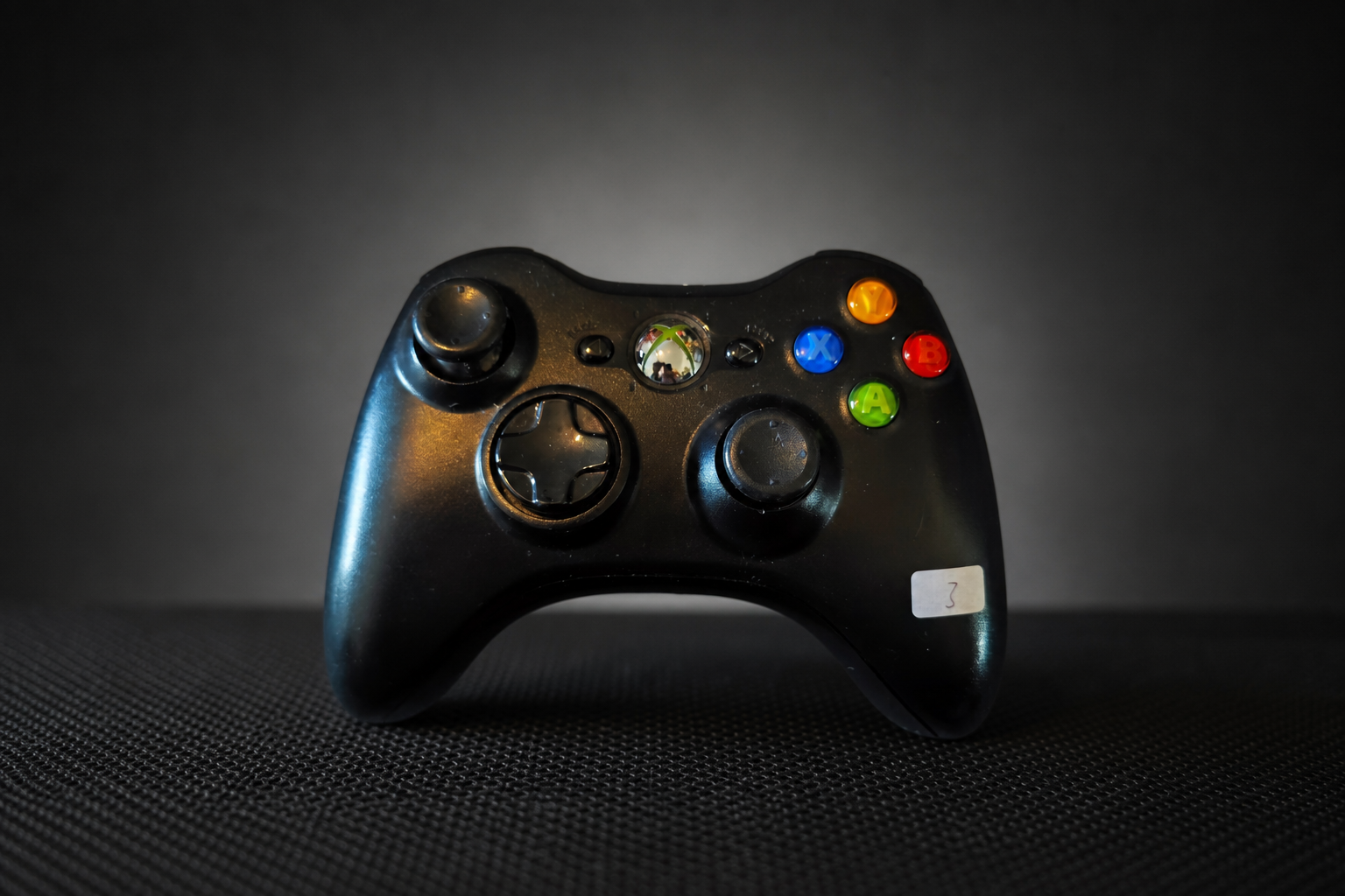 Xbox 360 Wireless Controller – Schwarz (Gebraucht) Nr.3