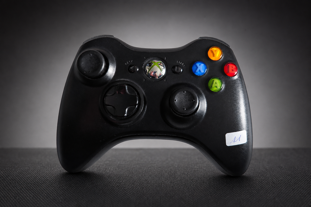 Xbox 360 Wireless Controller – Schwarz S-Modell (Gebraucht) Nr.11