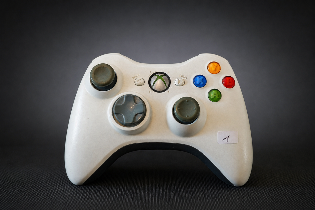 Xbox 360 Wireless Controller – Weiß (Gebraucht) Nr.1