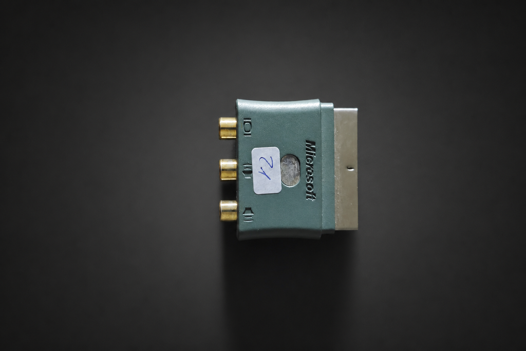Xbox 360 AV Adapter – Grau (Gebraucht) Nr.21
