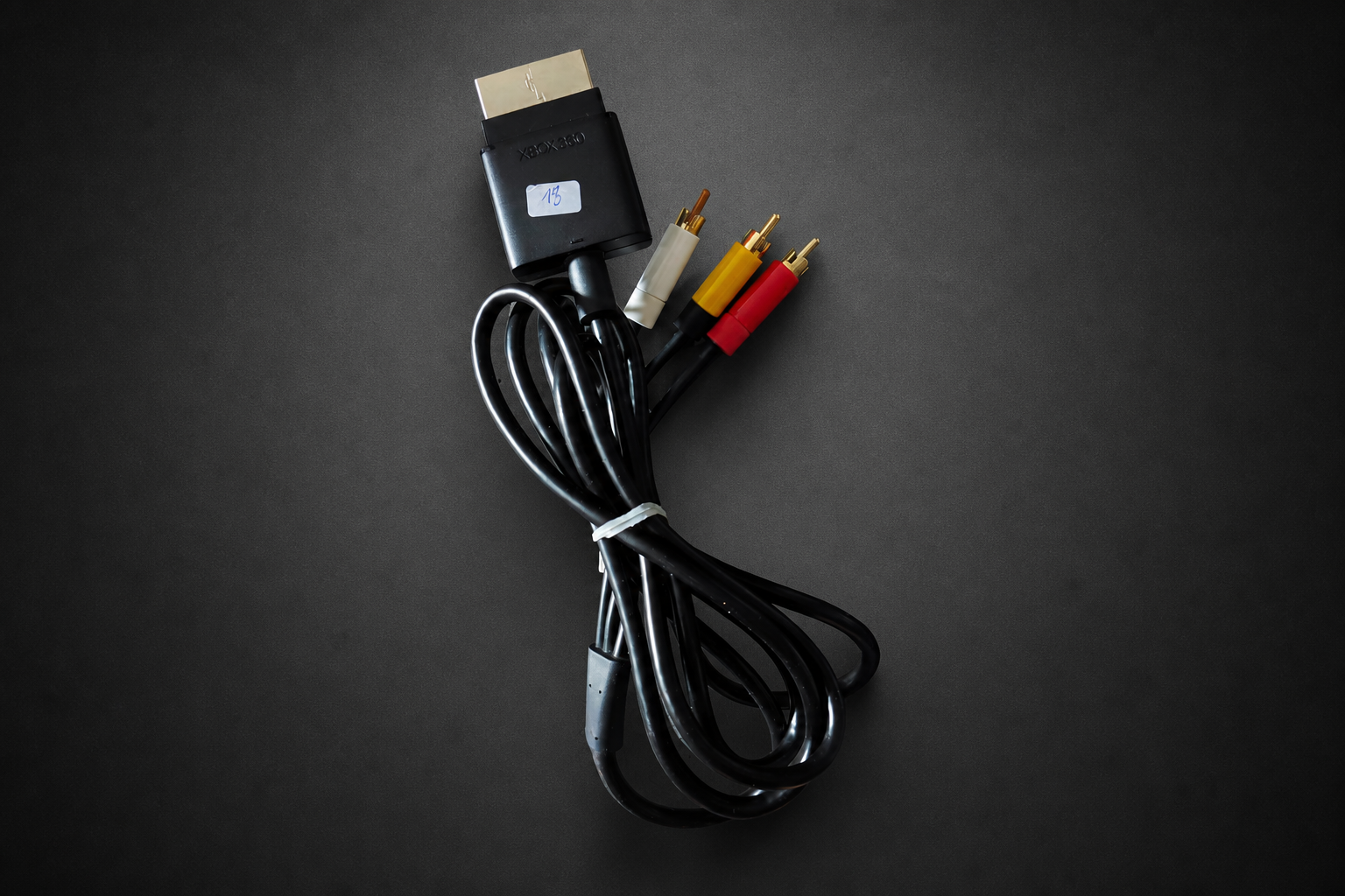 Xbox 360 Composite AV Cable – Schwarz (Gebraucht)