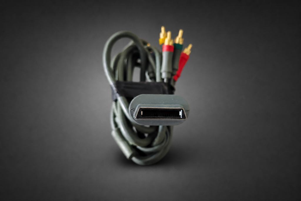 Xbox 360 Component HD AV Cable – Grau (Gebraucht)