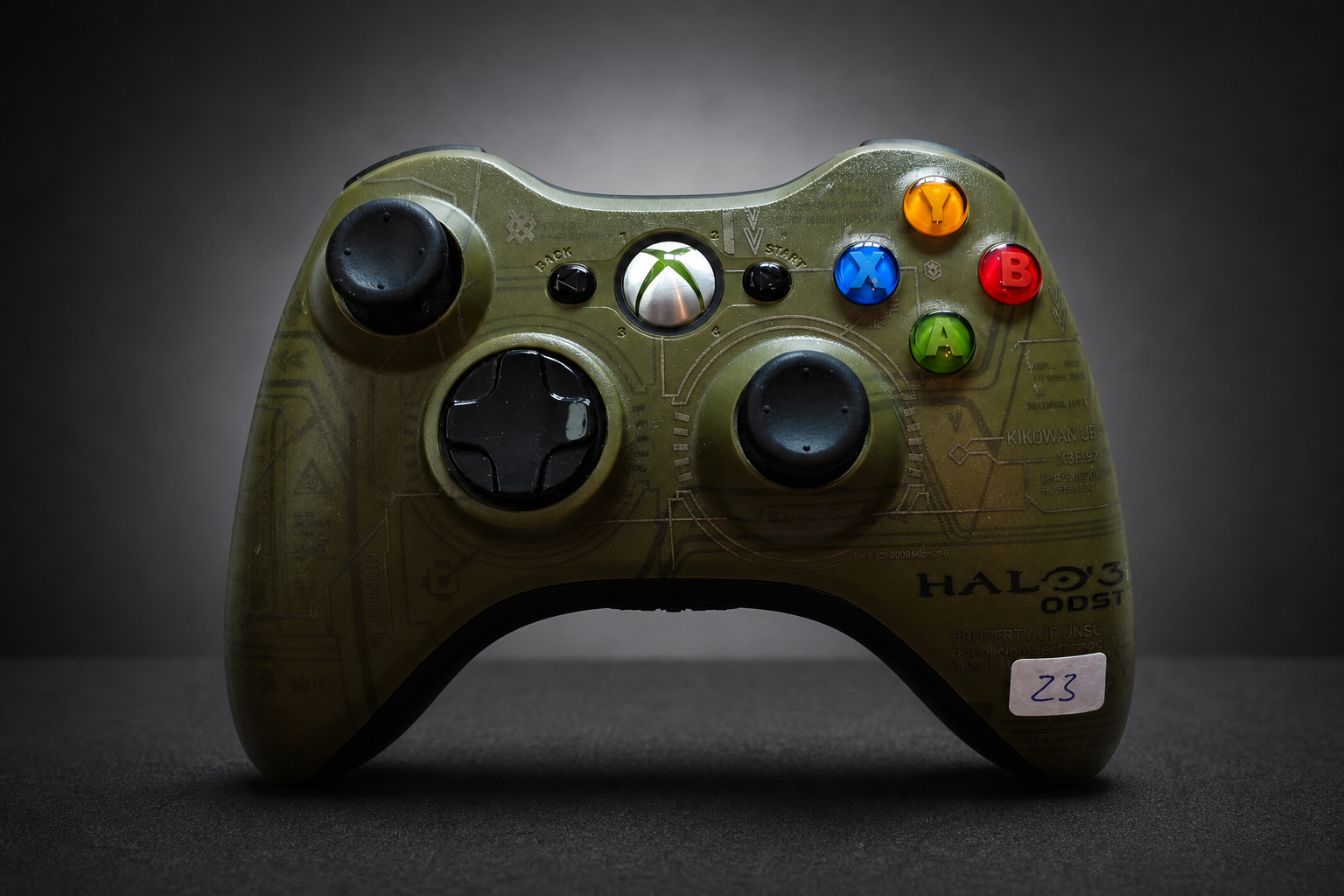 Xbox 360 Wireless Controller – Halo 3: ODST Limited Edition – Oliv (Gebraucht) Nr.23