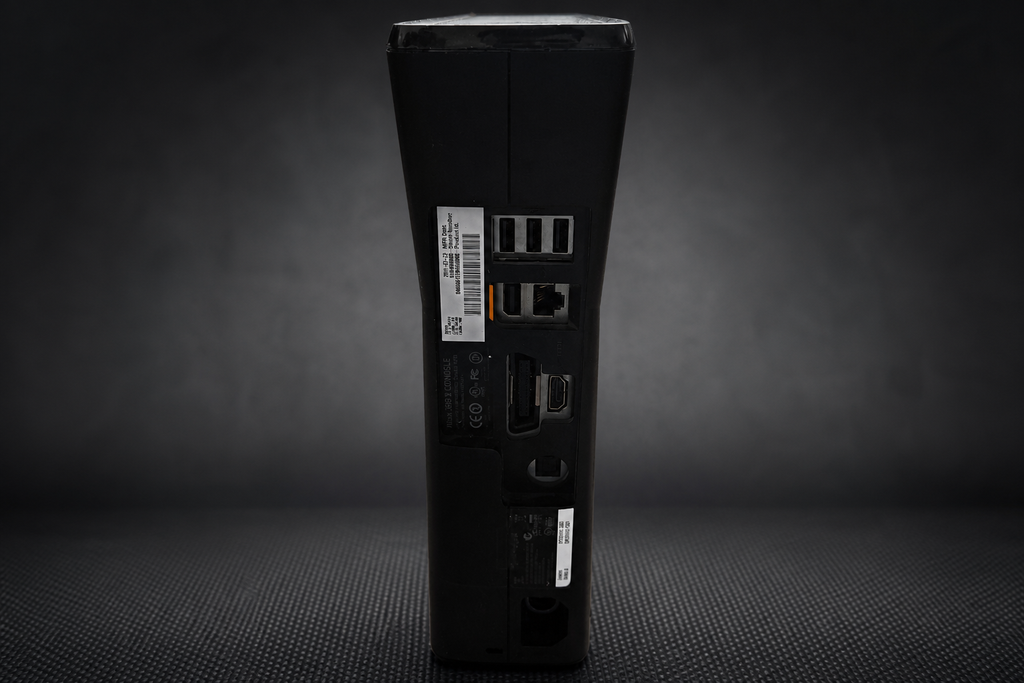 Xbox 360 S Slim Schwarz Nr.90 – Rückseite