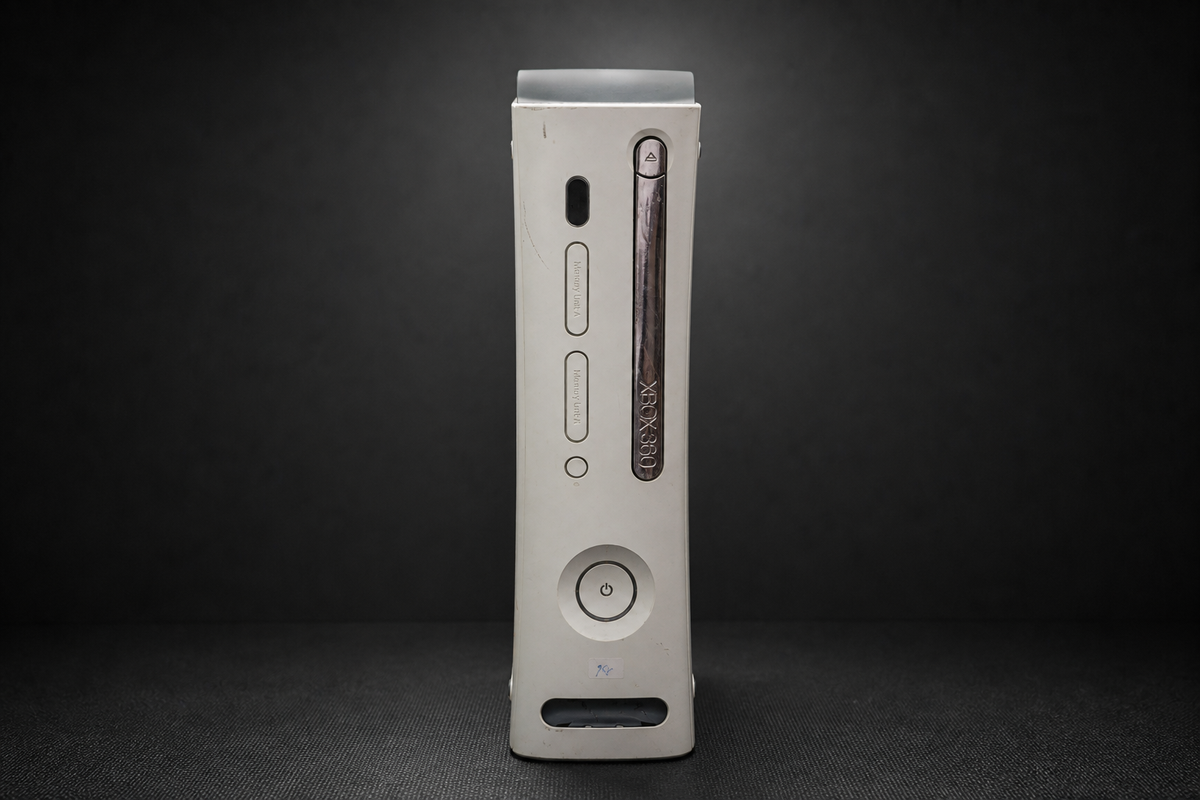 Xbox 360 Fat Weiß – Vorderseite