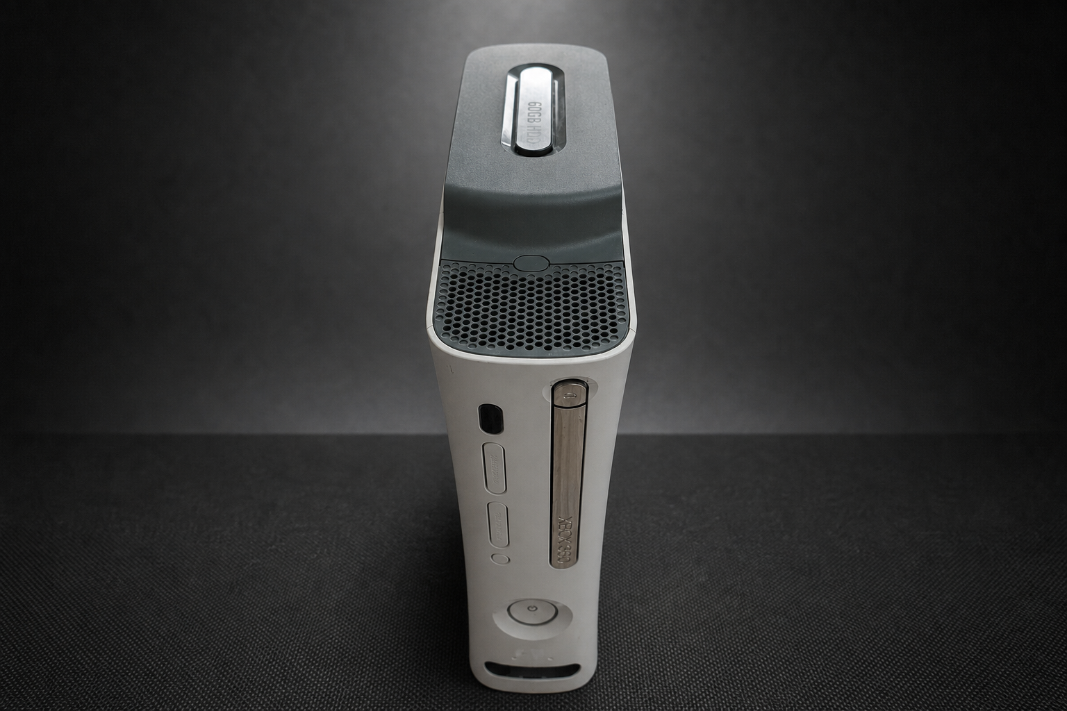 Xbox 360 Fat Weiß – Oberseite