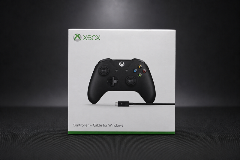 Xbox One Wireless Controller Schwarz – Box Front