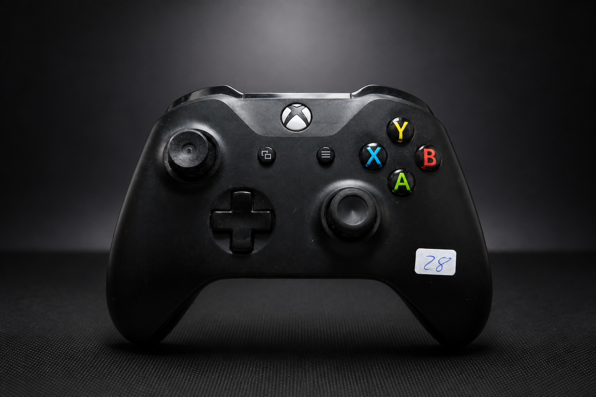 Xbox One Wireless Controller Schwarz – Vorderseite