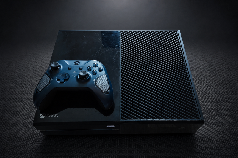 Xbox One Schwarz Nr.K5 – Oben mit Controller